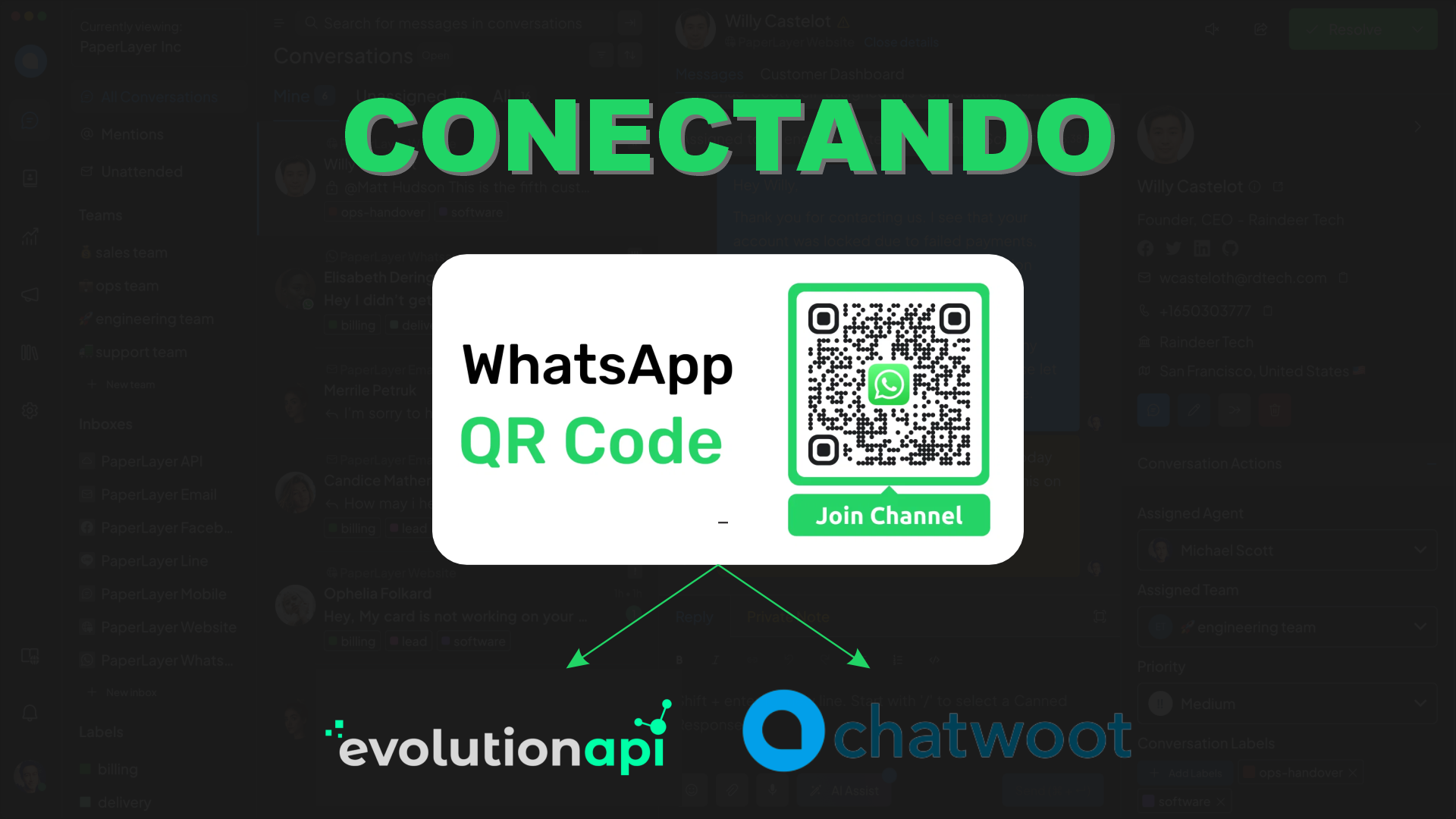 Como Conectar o WhatsApp na Evolution API e Achatwoot
